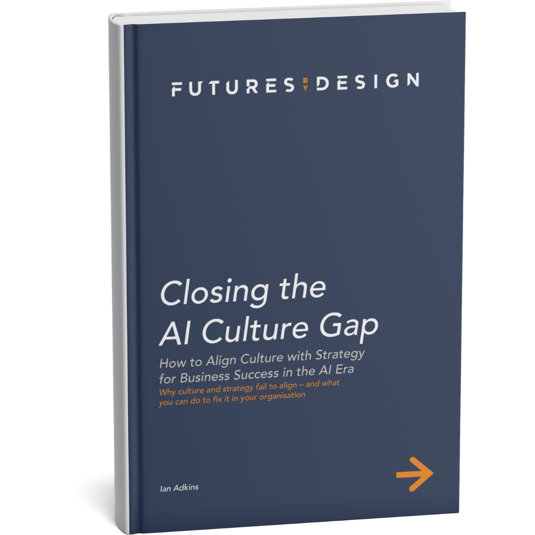 Closing the AI Culture Gap by Ian Adkins - 3D Cover